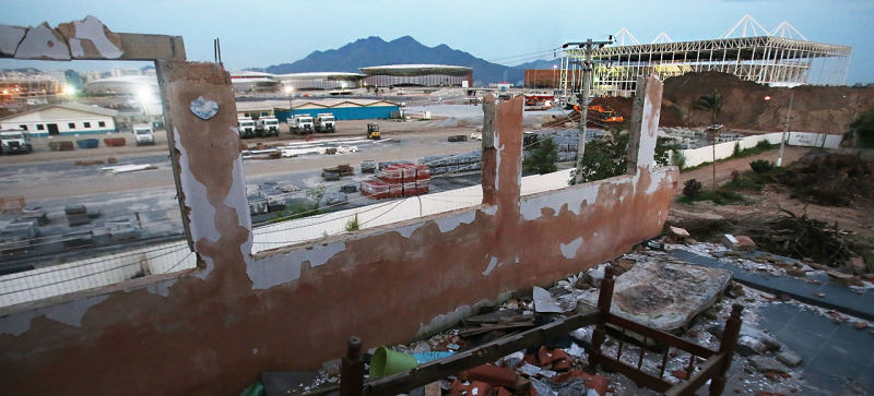 La favela desplazada Vila Autódromo. Imagen: Mario Tama / Getty